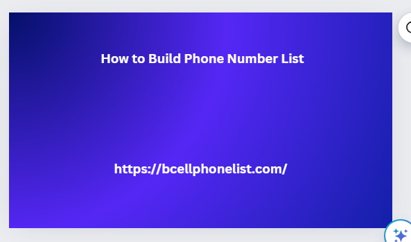 How to Build Phone Number List