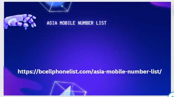 Asia Mobile Number List