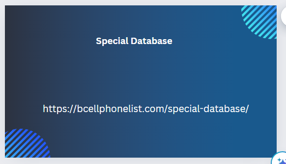 Special Database