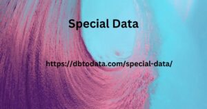 Special data