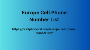 Europe Cell Phone Number Services