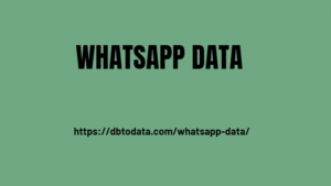 Whatsapp Data